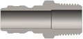 Dixon E2M2 1/4" S.T. NIPPLE, 1/4" M-NPTF, STEE Body Material: STEEL Body Size: 1/4"